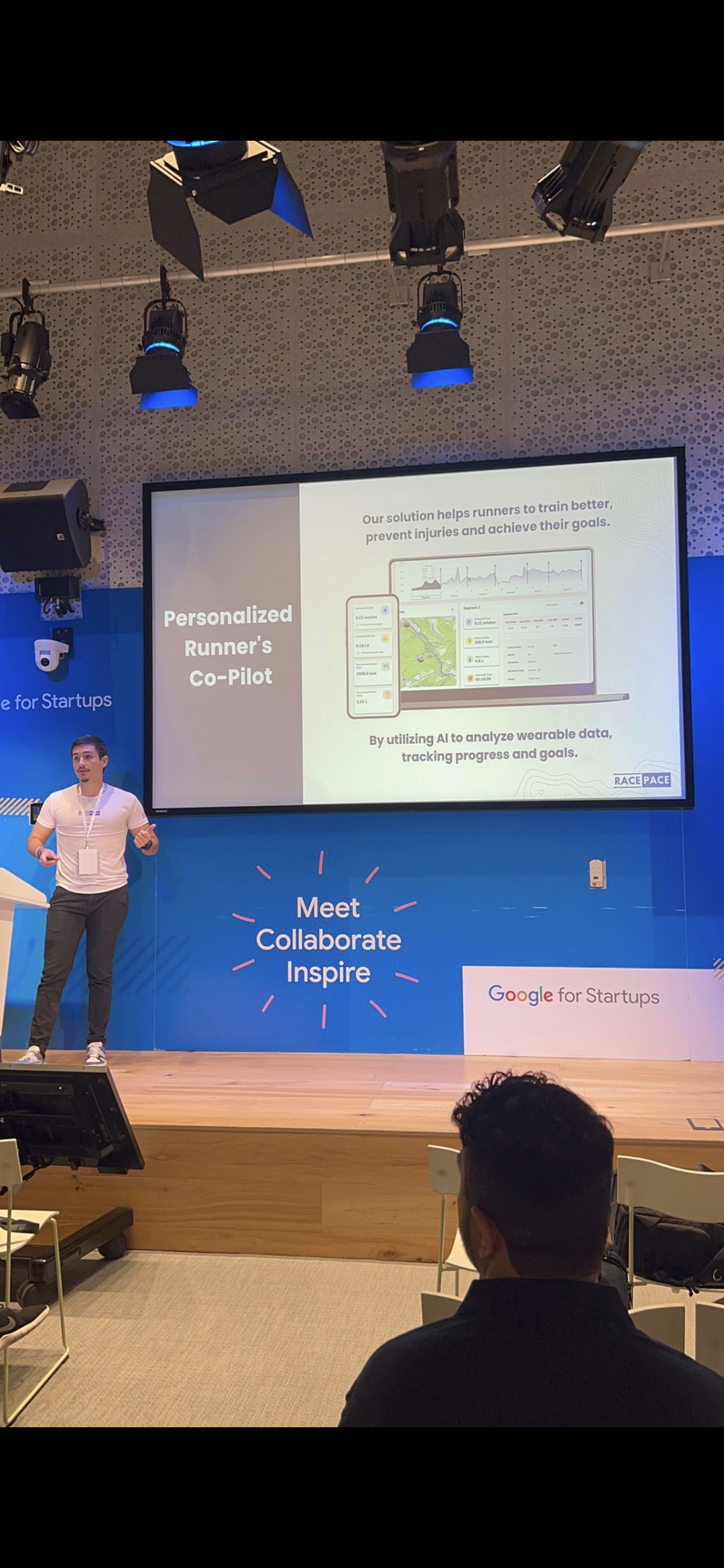 עידו דסה על במת Google for Startups